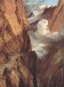 Joseph Mallord William Turner The Saint Gotthard Pass (mk10) Spain oil painting artist